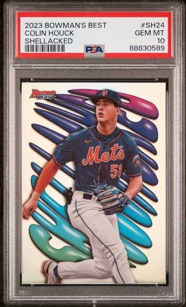 2023 Bowman's Best Colin Houck Shellacked #SH24 card image