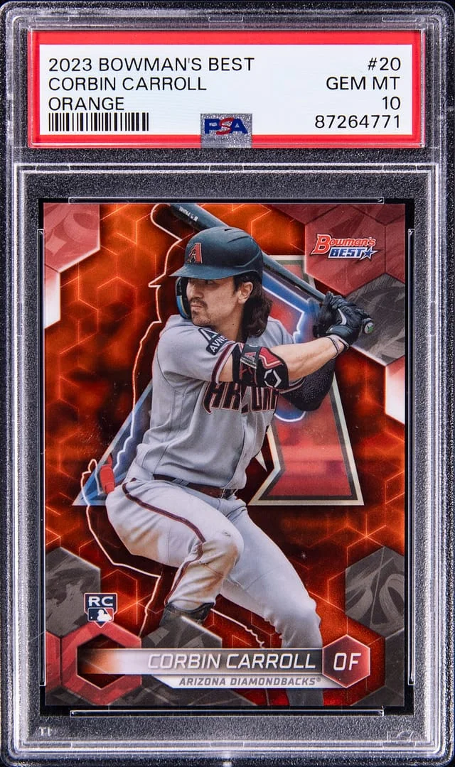 2023 Bowman's Best Corbin Carroll Orange #20 card image