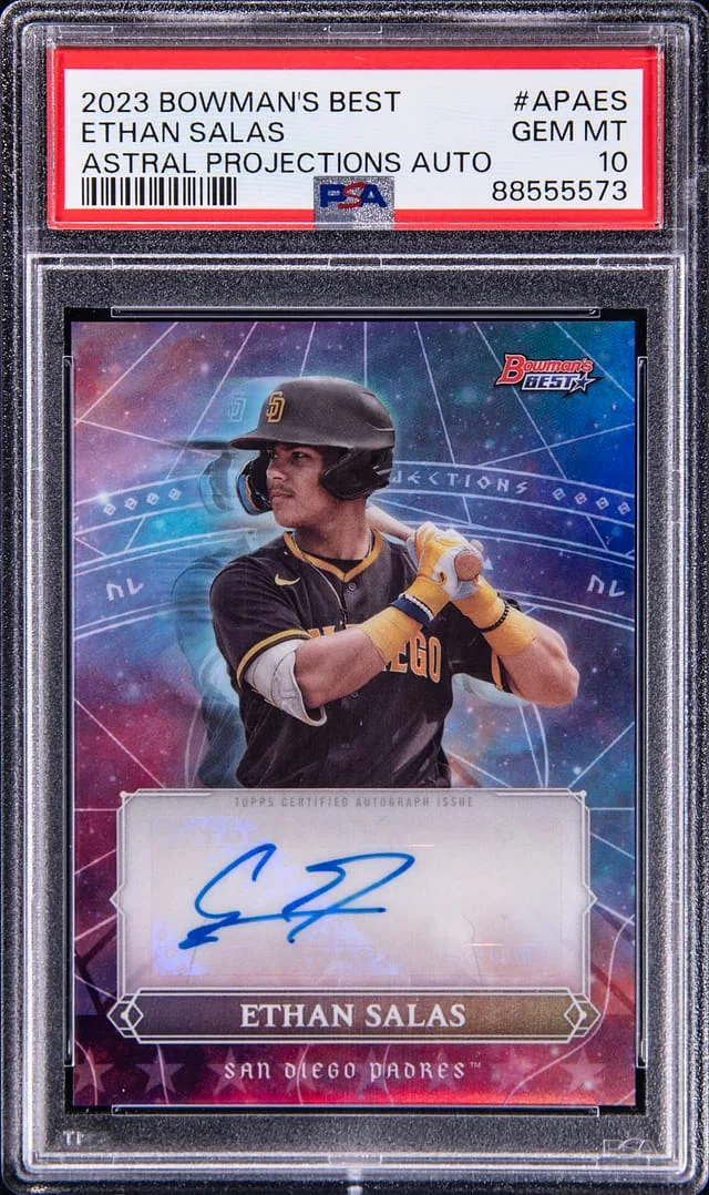 2023 Bowman's Best Ethan Salas Astral Projections Autograph #APA-ES card image