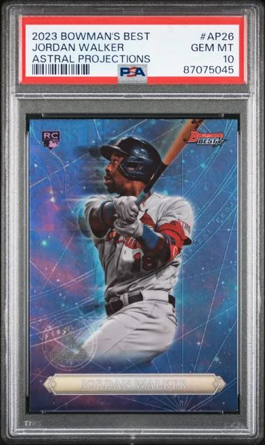 2023 Bowman's Best Jordan Walker Astral Projections #AP26 card image