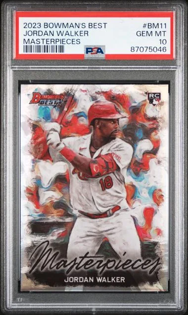 2023 Bowman's Best Jordan Walker Bowman Masterpieces #BM11 card image