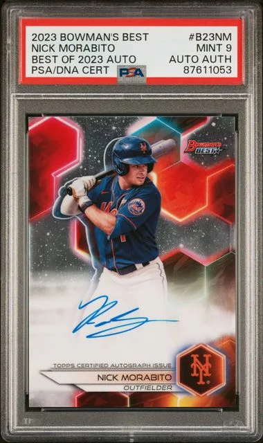 2023 Bowman's Best Nick Morabito Best Of 2023 Autographs #B23NM card image