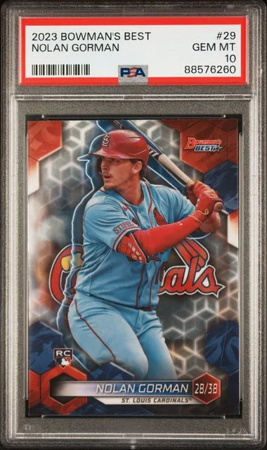 2023 Bowman's Best Nolan Gorman #29 card image