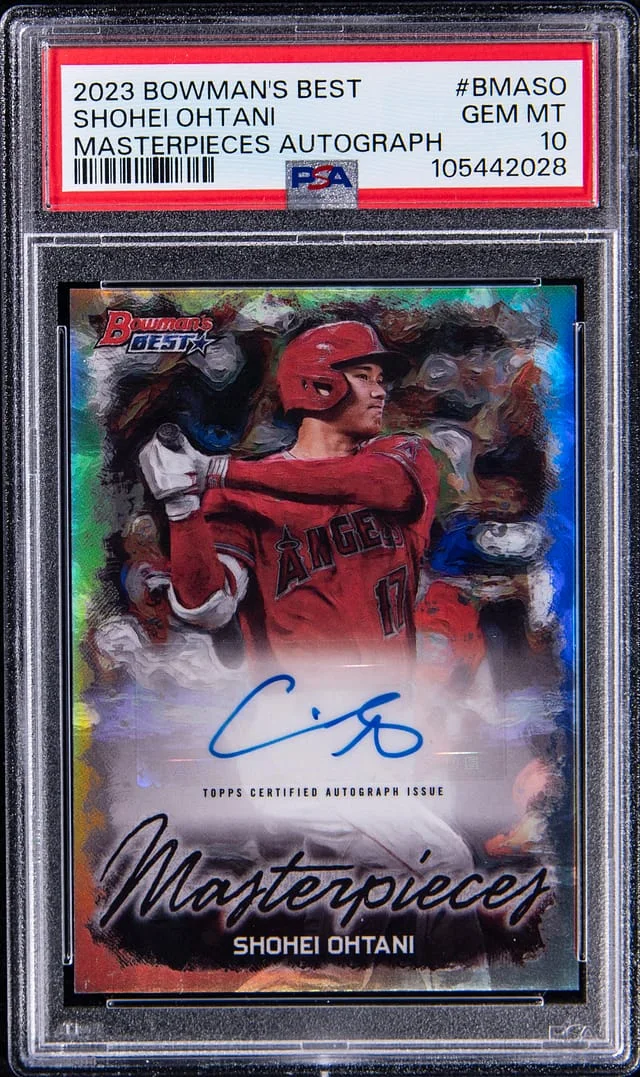 2023 Bowman's Best Shohei Ohtani Masterpieces Autographs #BMA-SO card image