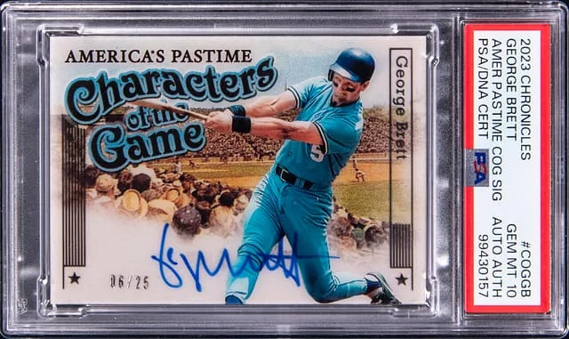 2023 Chronicles George Brett Americas Pastime COG SIG #COGGB card image