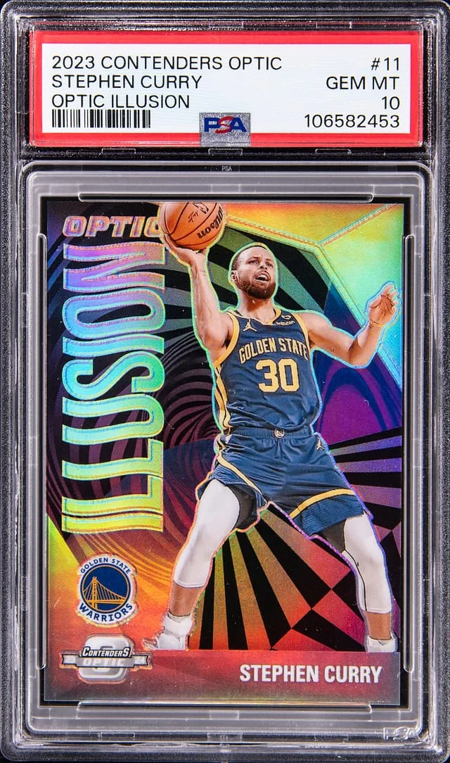 2023 Contenders Optic Stephen Curry Optic Illusion #11 card image