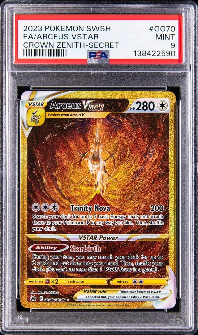 2023 Crown Zenith Arceus VSTAR #GG70 Unlisted card image