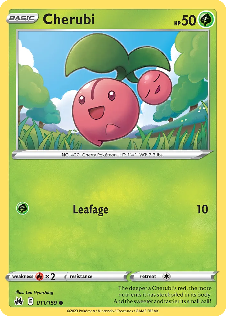 2023 Crown Zenith Cherubi Common #011/159 Common card image
