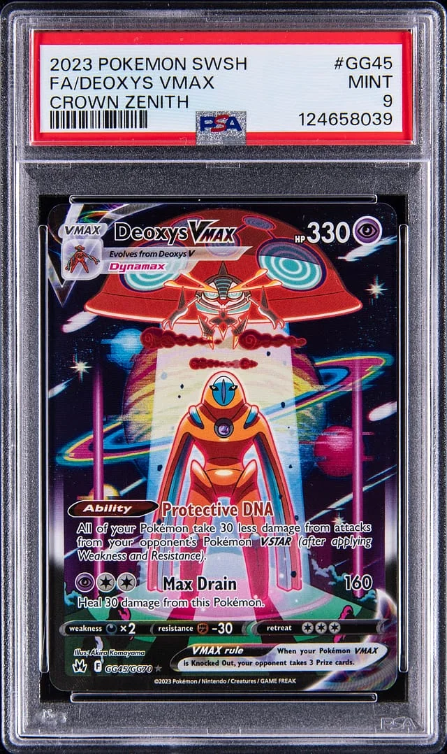 2023 Crown Zenith Deoxys VMAX #GG45 Unlisted card image