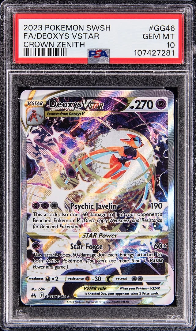 2023 Crown Zenith Deoxys VSTAR #GG46 Unlisted card image