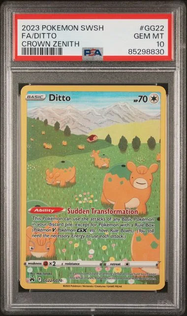 2023 Crown Zenith Ditto #GG22 Unlisted card image