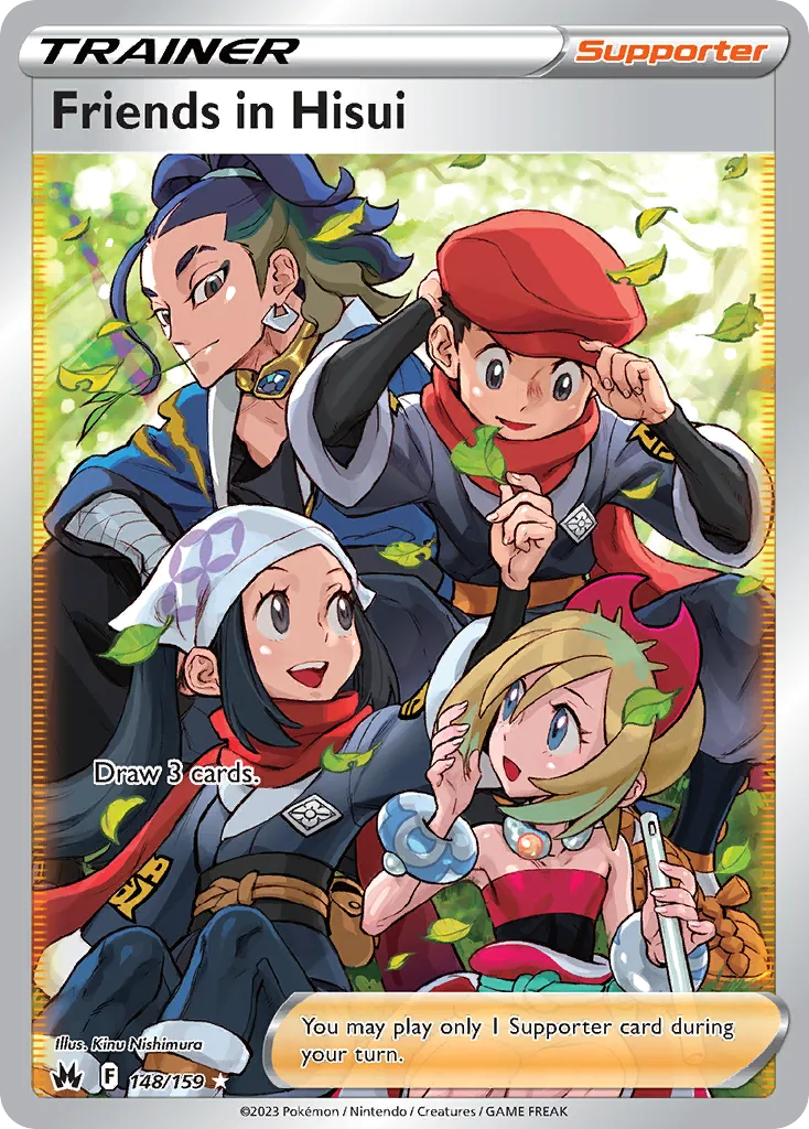 2023 Crown Zenith Friends in Hisui #130/159 Uncommon card image
