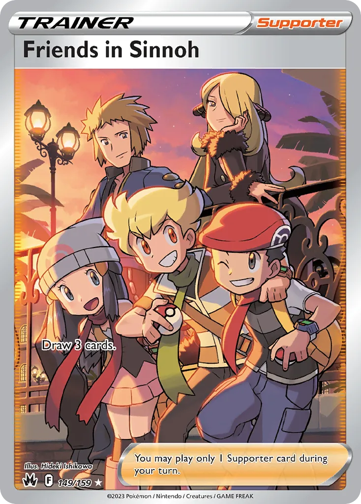 2023 Crown Zenith Friends in Sinnoh #149/159 Rare Ultra card image