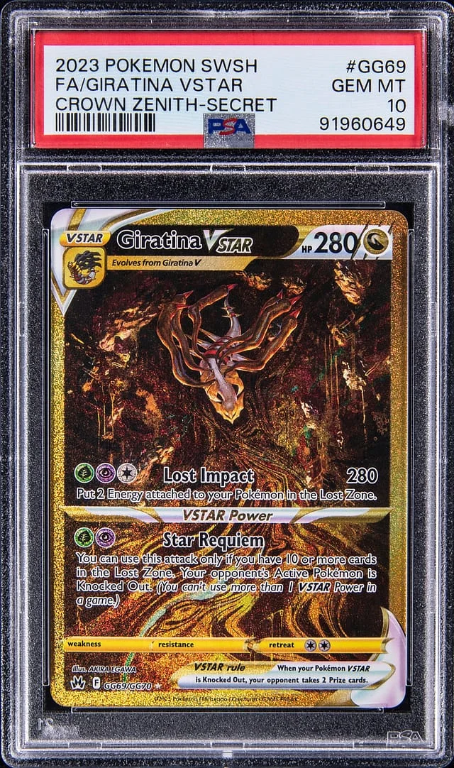 2023 Crown Zenith Giratina VSTAR #GG69 Unlisted card image