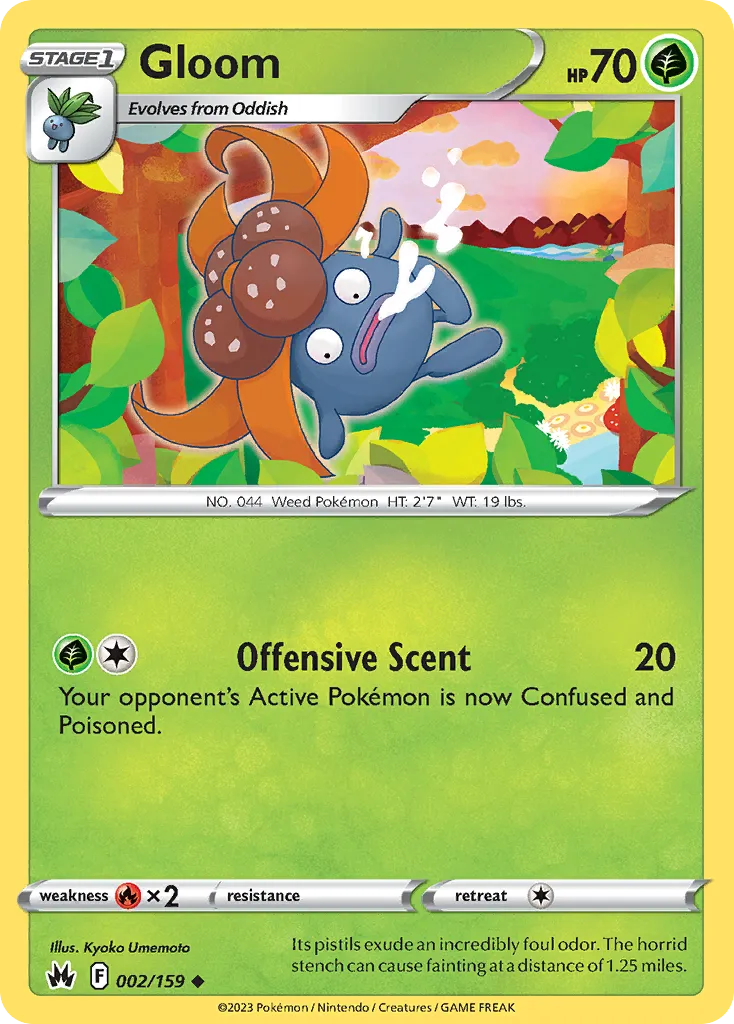 2023 Crown Zenith Gloom #002/159 Uncommon card image