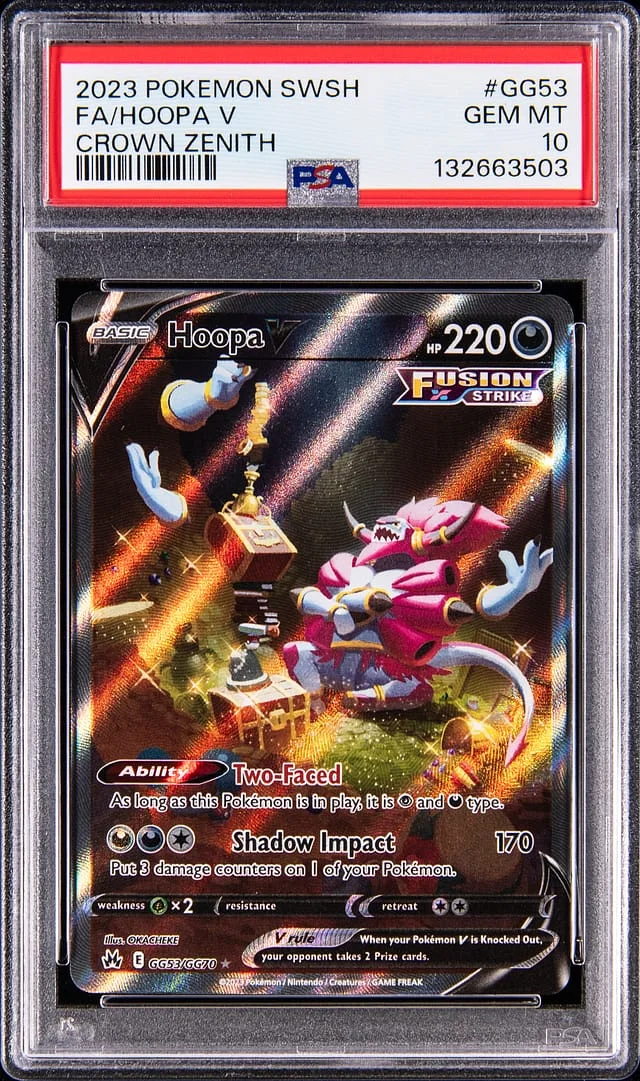 2023 Crown Zenith Hoopa V #GG53 Unlisted card image