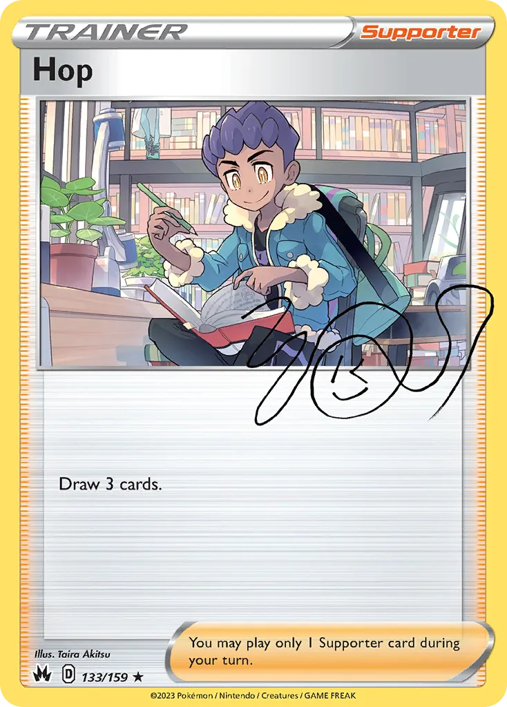 2023 Crown Zenith Hop #133/159 Rare Holo card image