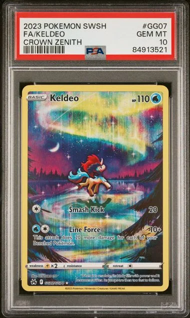 2023 Crown Zenith Keldeo #GG07 Unlisted card image