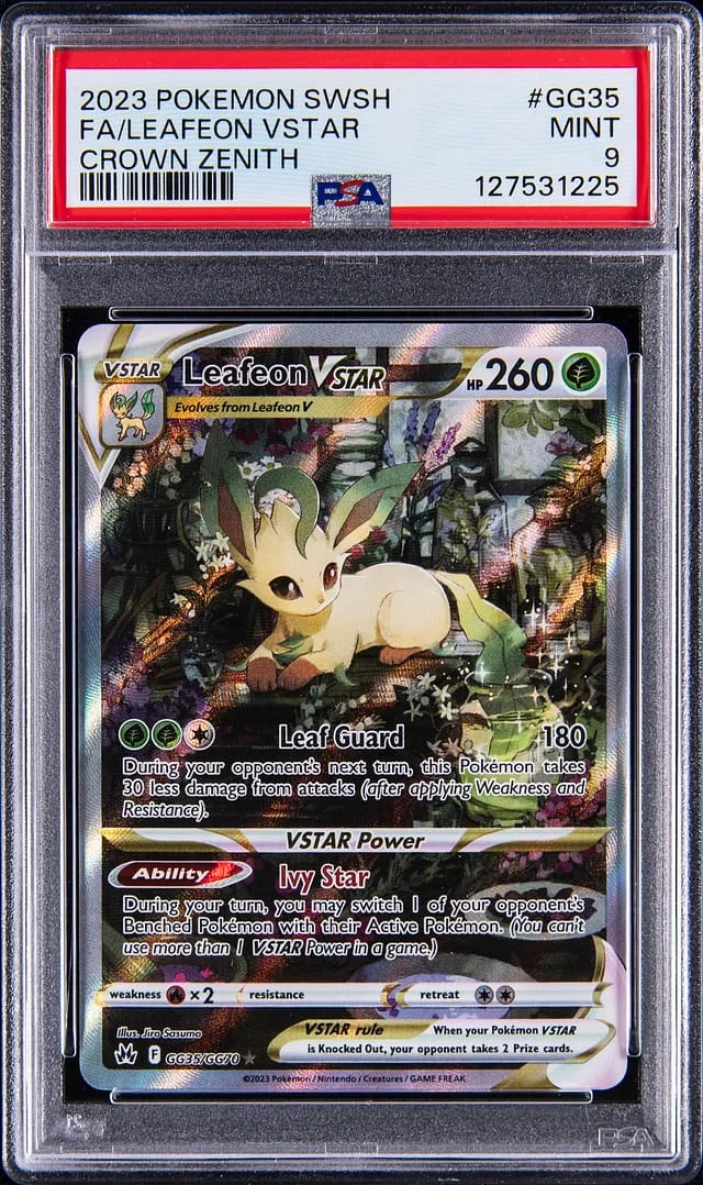 2023 Crown Zenith Leafeon VSTAR #GG35 Unlisted card image