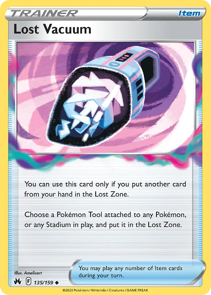 2023 Crown Zenith Lost Vacuum #135/159 Uncommon card image