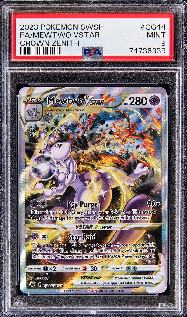 2023 Crown Zenith Mewtwo VSTAR #GG44 Unlisted card image