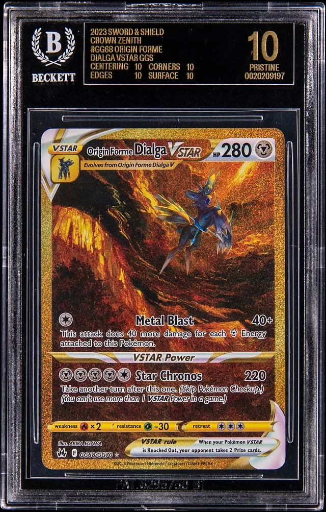 2023 Crown Zenith Origin Forme Dialga VSTAR #GG68 Unlisted card image