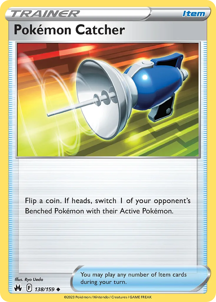 2023 Crown Zenith Pokémon Catcher #138/159 Uncommon card image