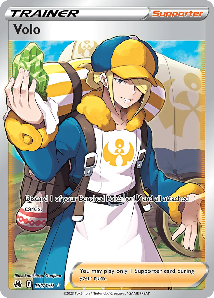 2023 Crown Zenith Volo #151/159 Rare Ultra card image