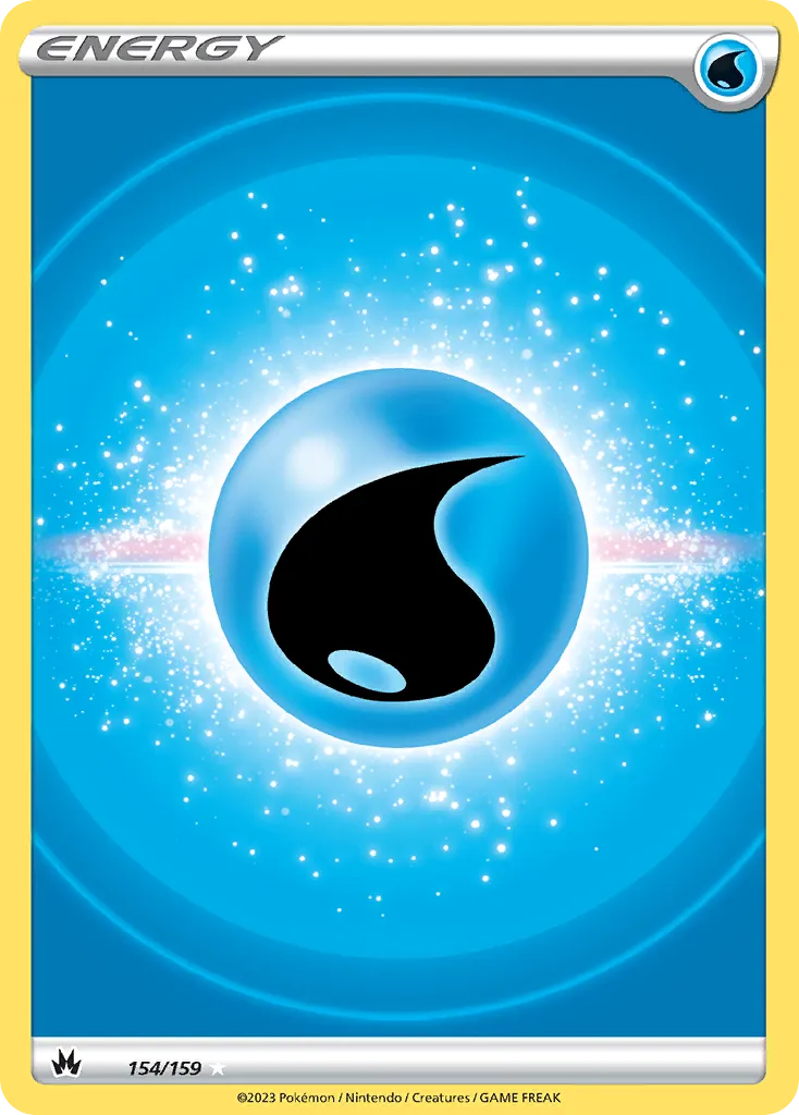 2023 Crown Zenith Water Energy #154/159 Rare Ultra card image