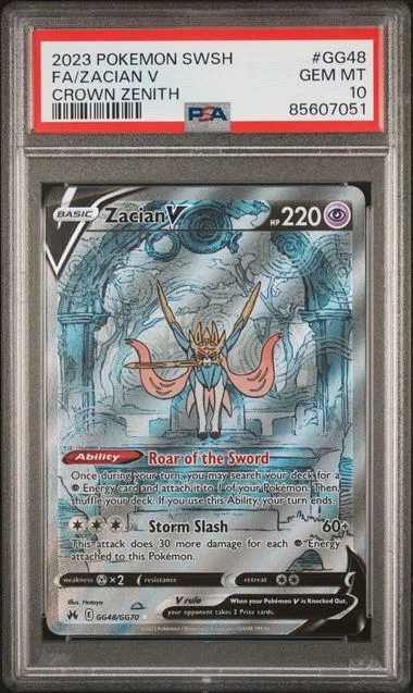2023 Crown Zenith Zacian V #GG48 Unlisted card image