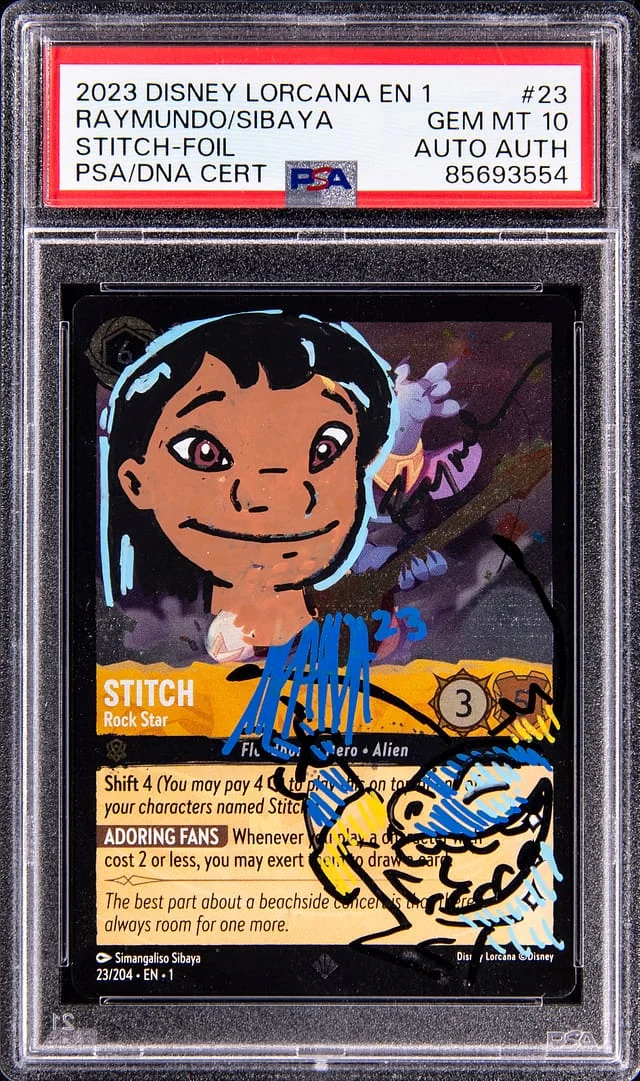 2023 Disney Lorcana 1 Holofoil Stitch #23 card image