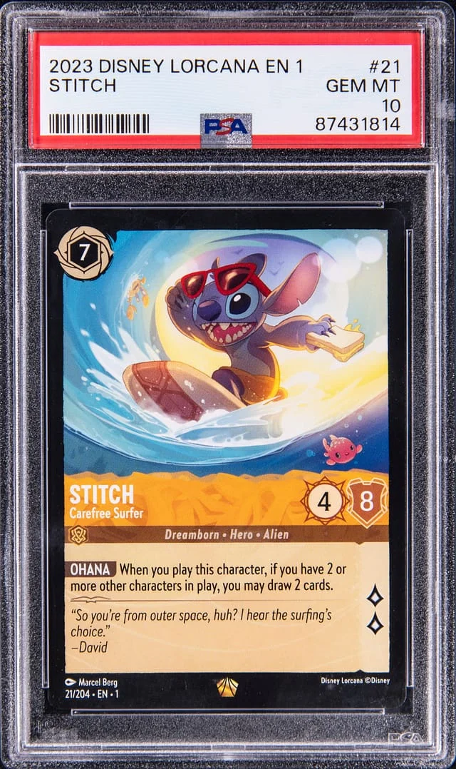 2023 Disney Lorcana EN 1 Stitch #21 card image