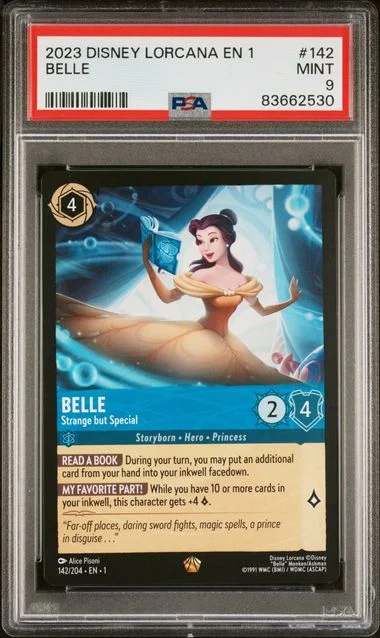 2023 Disney Lorcana En 1-The First Chapter Belle - Strange But Special #142 card image