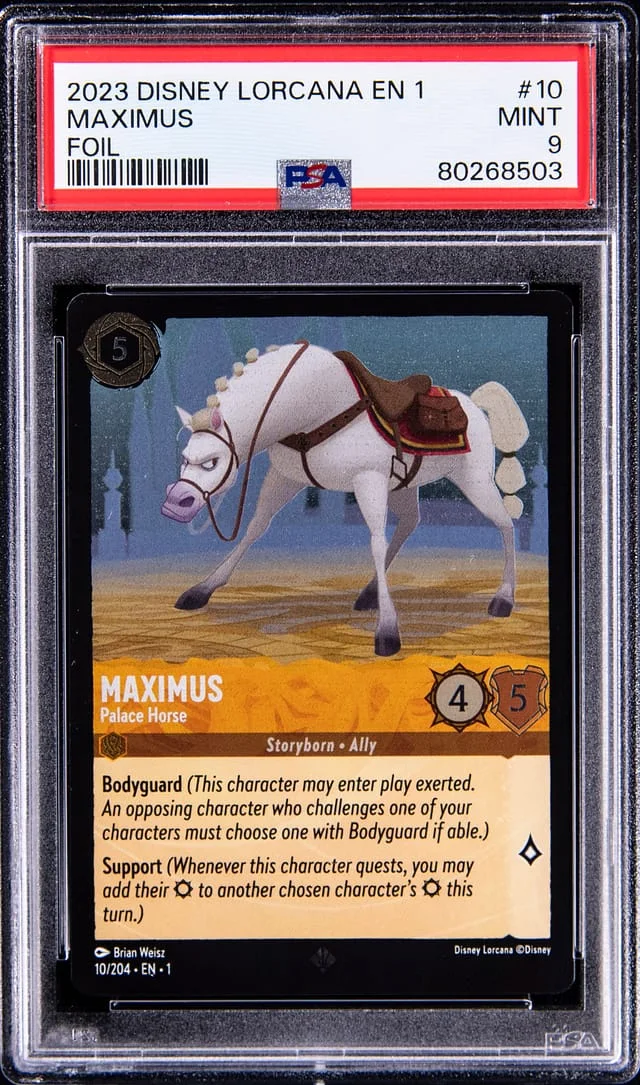 2023 Disney Lorcana EN 1 The First Chapter Foil Maximus, Palace Horse #10 card image