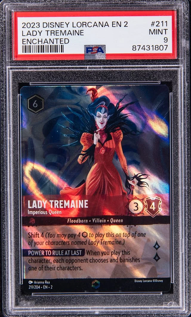 2023 Disney Lorcana EN 2 Enchanted Lady Tremaine #211 card image