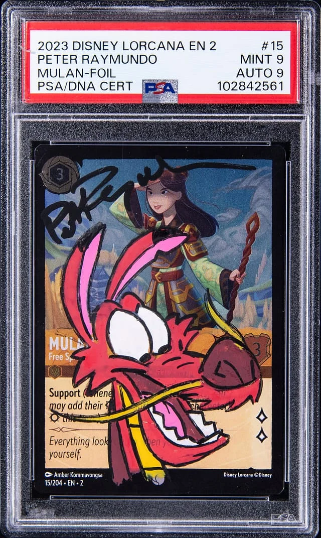 2023 Disney Lorcana EN 2 Mulan Foil Peter Raymundo #15 card image