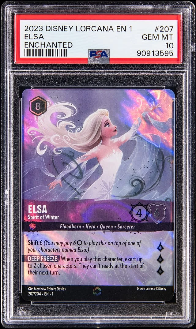2023 Disney Lorcana Enchanted Holo Elsa #207 card image