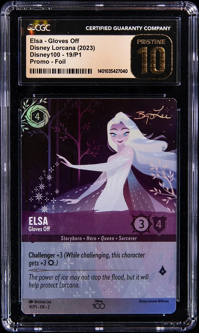 2023 Disney Lorcana Enchanted: The First Chapter Rainbow Foil Elsa - Spirit of Winter #207 card image