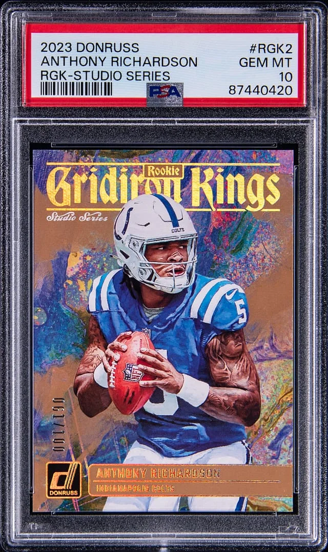 2023 Donruss Anthony Richardson Gridiron Kings Studio Series #RGK2 card image