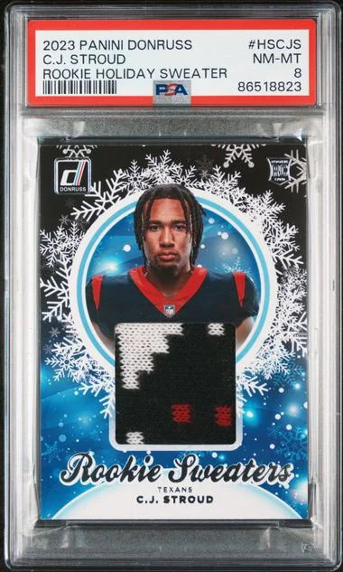 2023 Donruss C.J. Stroud Holiday Sweater #HS-CJS card image