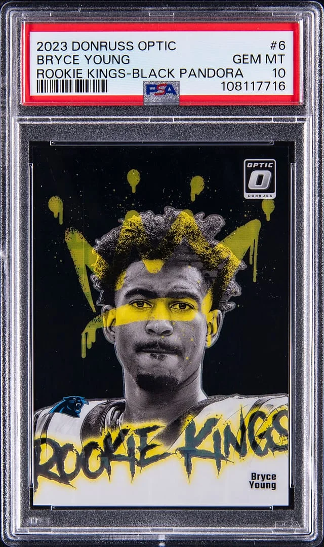 2023 Donruss Optic Bryce Young Kings Black Pandora #6 card image