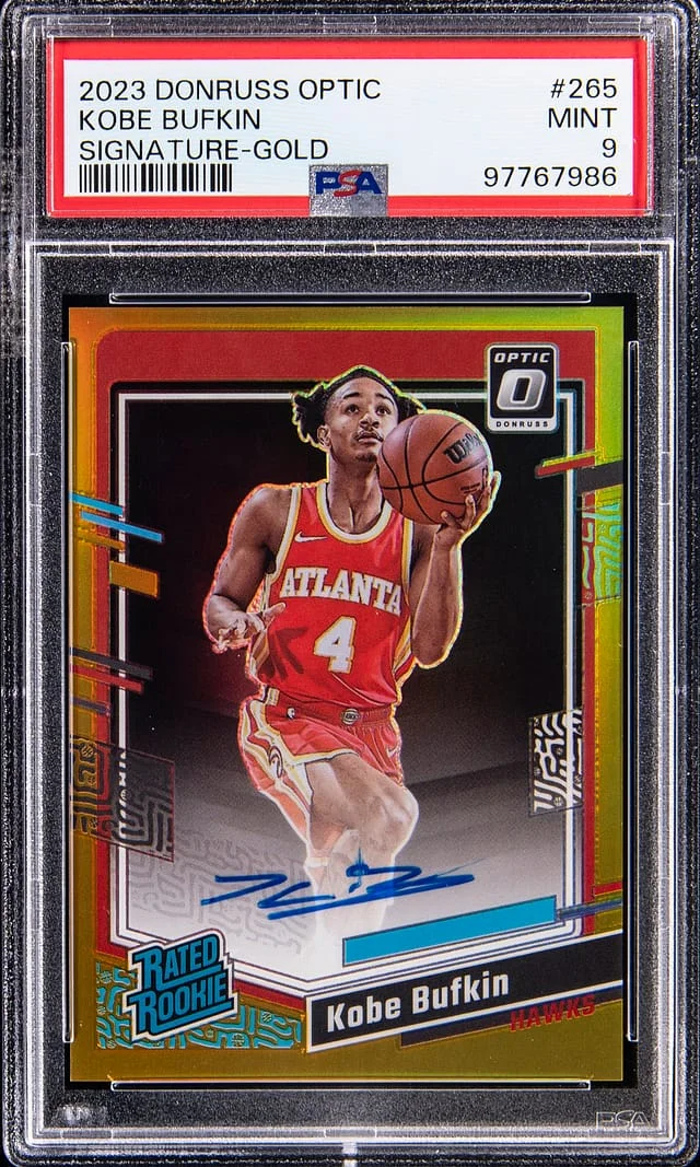 2023 Donruss Optic Kobe Bufkin Signature Gold #265 card image