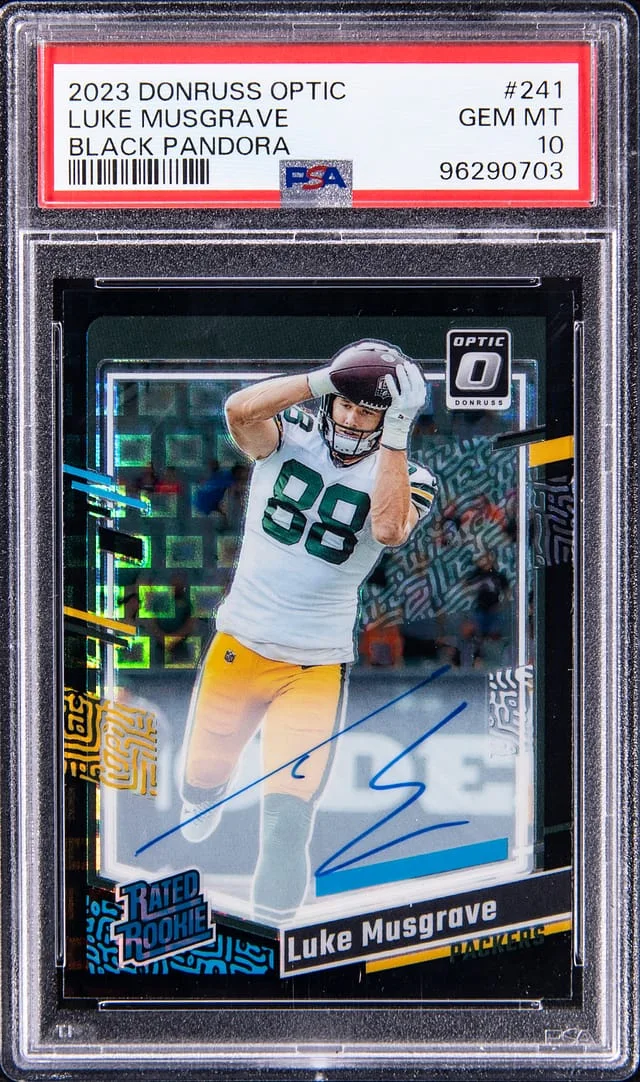 2023 Donruss Optic Luke Musgrave Black Pandora #241 card image