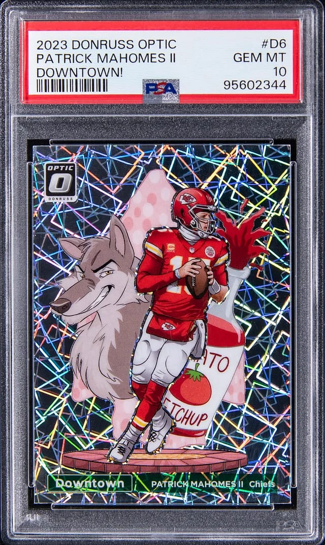 2023 Donruss Optic Patrick Mahomes II Downtown! #D6 card image