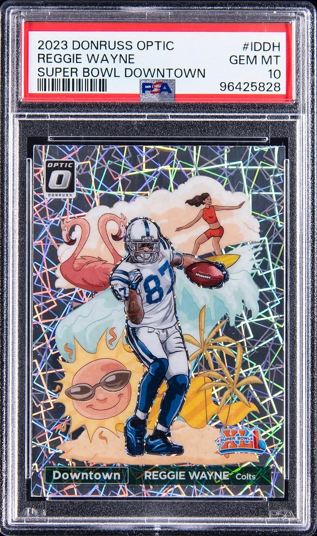2023 Donruss Optic Reggie Wayne Super Bowl Downtown #ID-DH card image