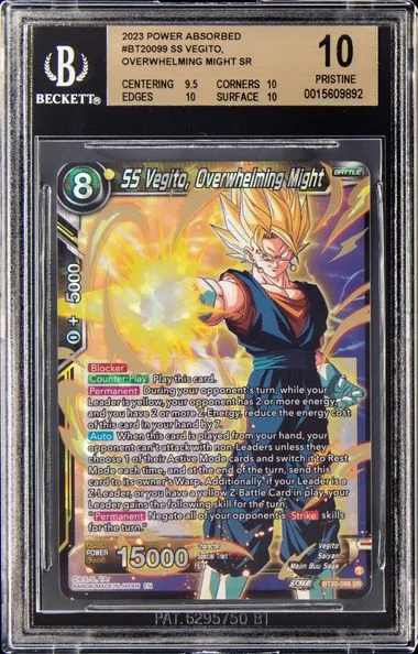 2023 Dragon Ball Super Series 20 Power Absorbed SS Vegito, Overwhelming Might #BT20-099 card image