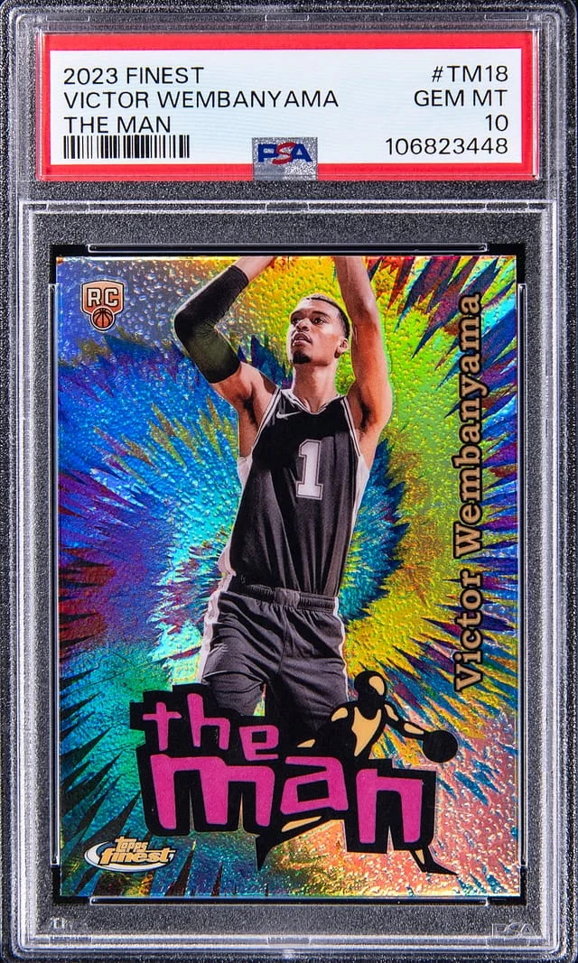 2023 Finest Victor Wembanyama The Man #TM18 card image