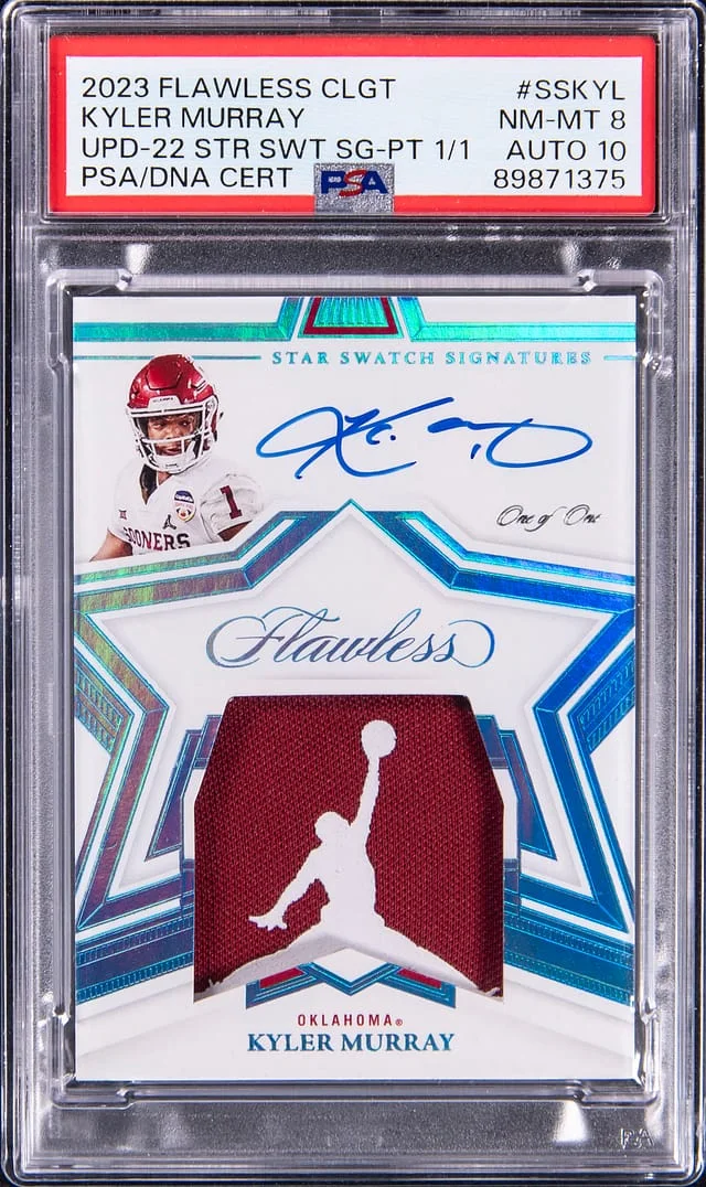 2023 Flawless Kyler Murray Collegiate Update-22 Star Swatch Signatures-Patch 1/1 #SSKYL card image