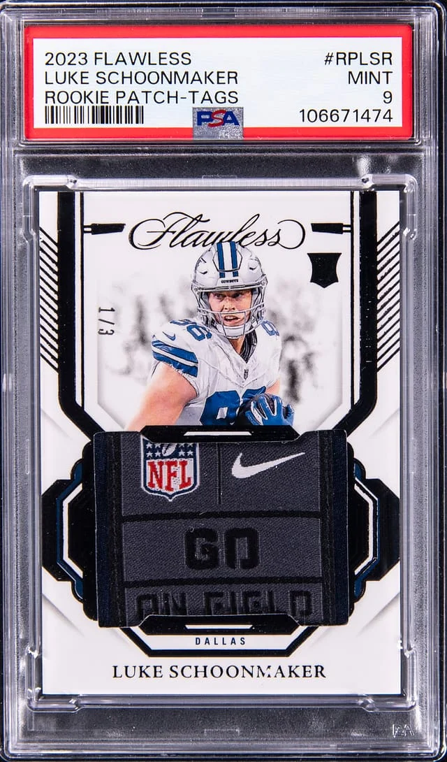 2023 Flawless Luke Schoonmaker Patch-Tags #RPLSR card image