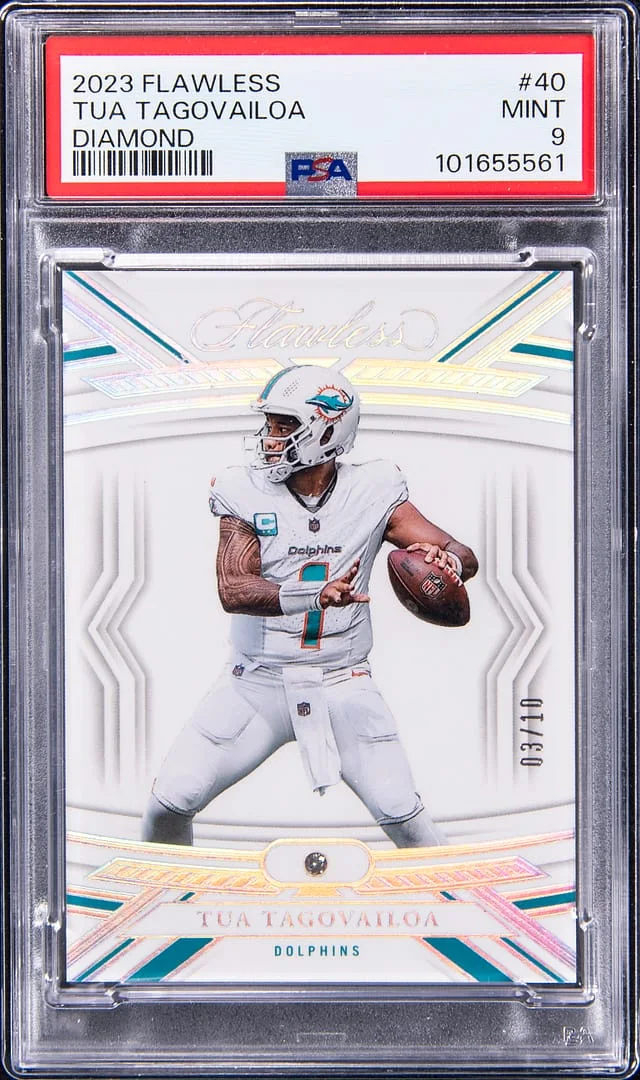 2023 Flawless Tua Tagovailoa Diamond #40 card image